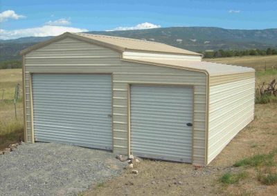 Enclosed Metal Building